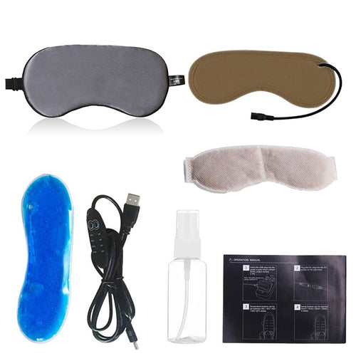 USB Steam Sleeping Eye Mask Shading Mask For Sleep Soft Adjustable