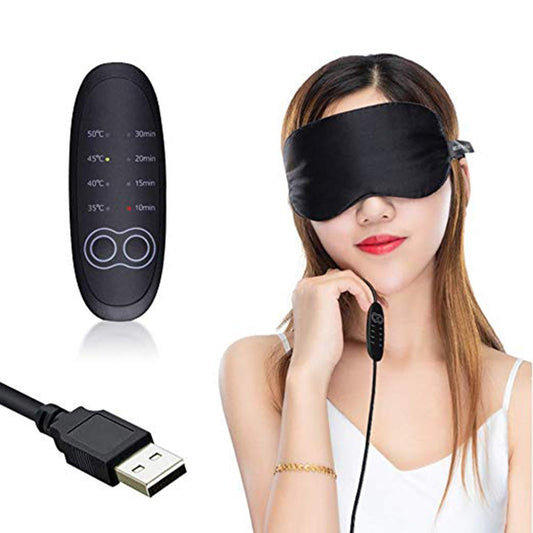 USB Steam Sleeping Eye Mask Shading Mask For Sleep Soft Adjustable