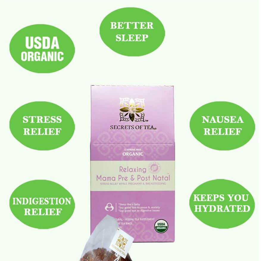 RelaxCalm Organic Herbal Tea - Stress Relief & Sleep Support