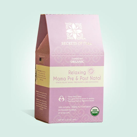 RelaxCalm Organic Herbal Tea - Stress Relief & Sleep Support