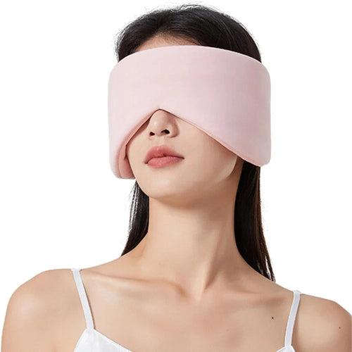 Adjustable Silk Sleep Mask for Total Blackout Unisex Full Size Large