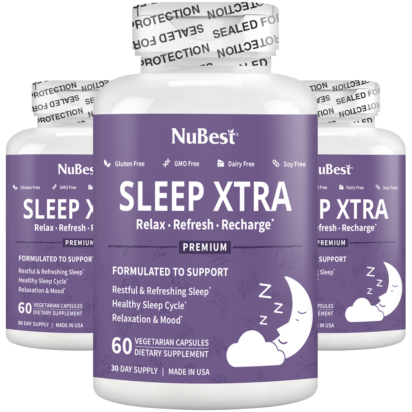 Sleep Xtra, Natural Non-Habit Forming Sleep Aid for Teens & Adults, 60