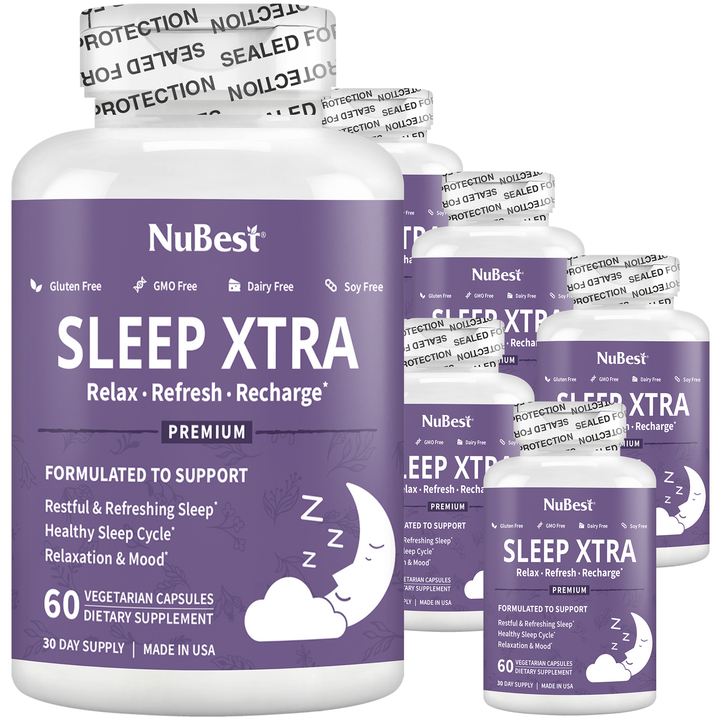 Sleep Xtra, Natural Non-Habit Forming Sleep Aid for Teens & Adults, 60