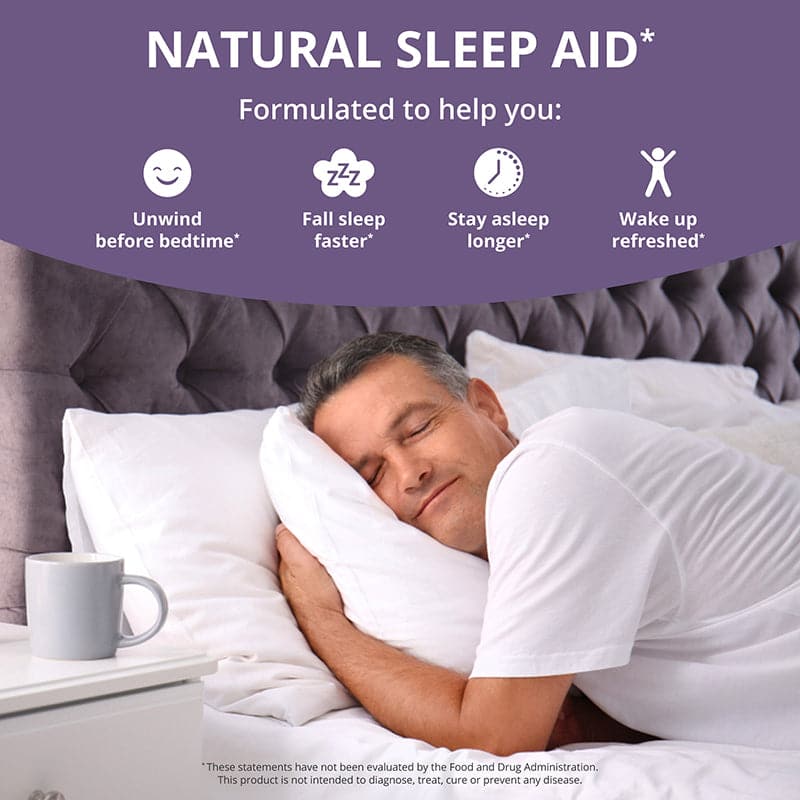 Sleep Xtra, Natural Non-Habit Forming Sleep Aid for Teens & Adults, 60